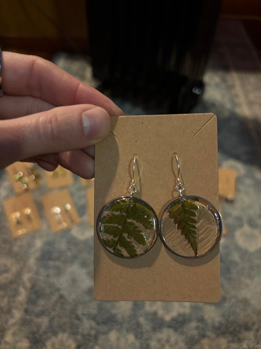 Fern earrings