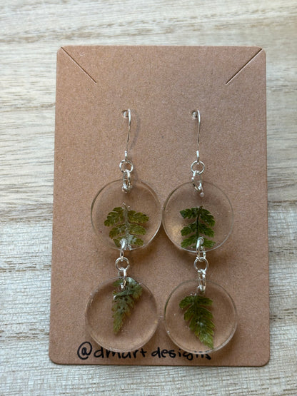 Separated Fern Earrings