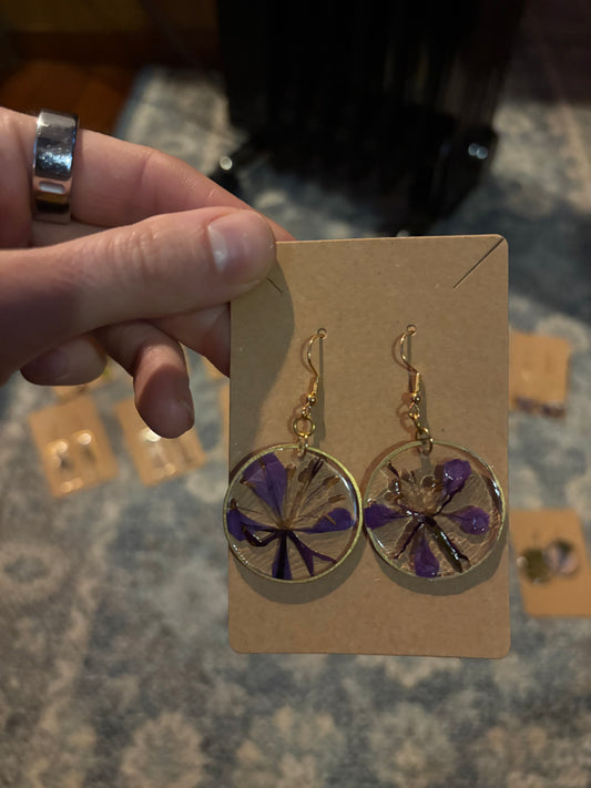 Fireweed earrings
