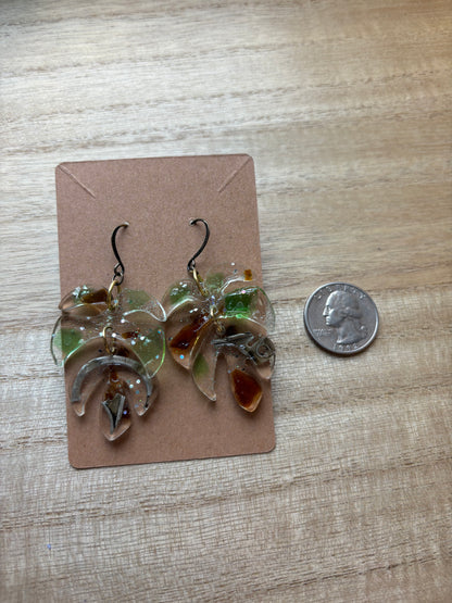 Sea Glass & Beach Trash Earrings