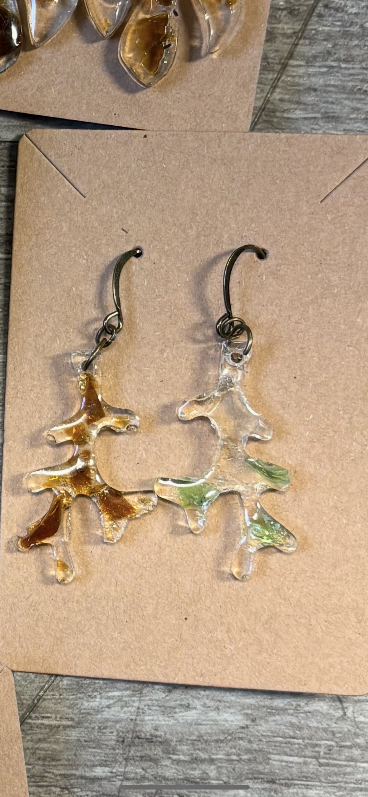 Mis-Matched Sea Glass Earrings