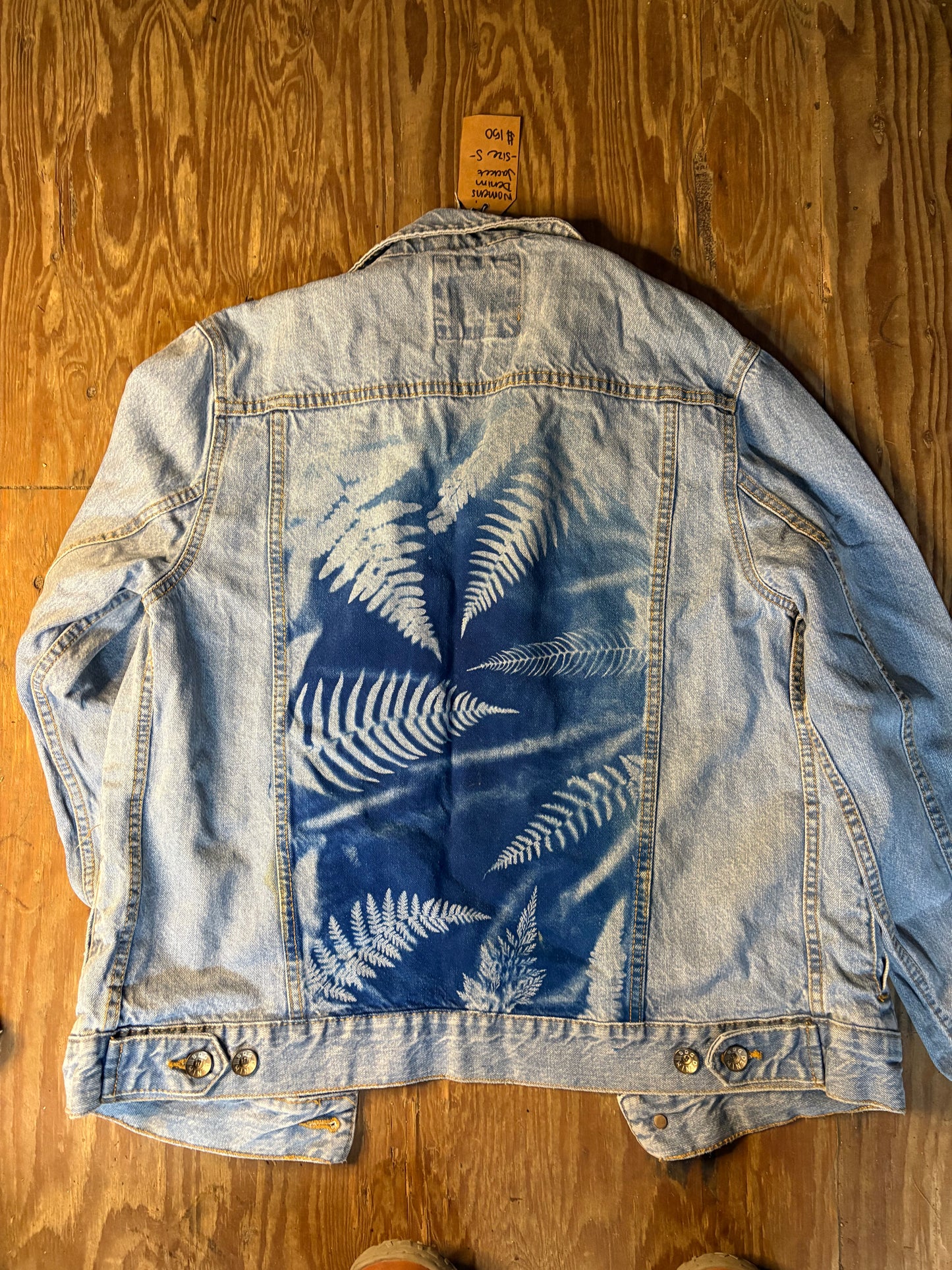 Oversized denim jacket size small