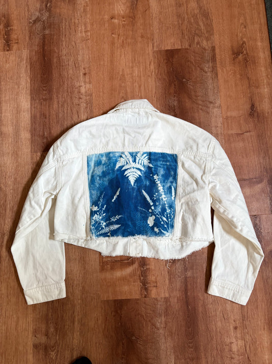 Cropped Denim Jacket - M