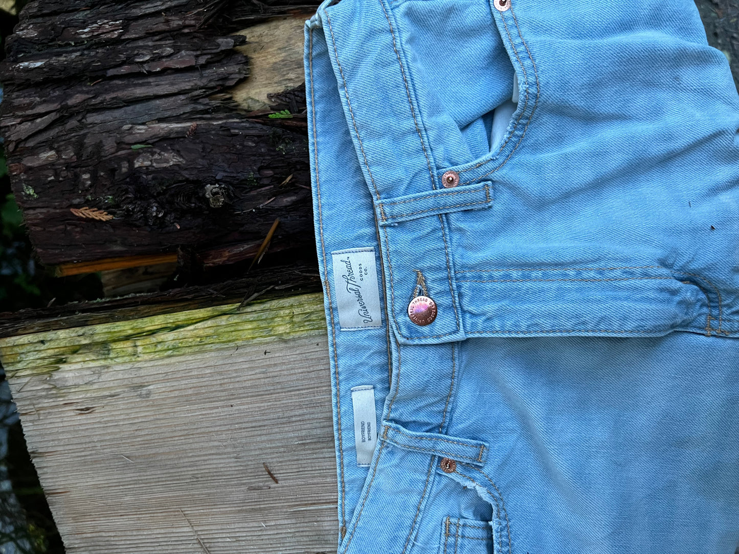 Cyanotyped Back Pockets