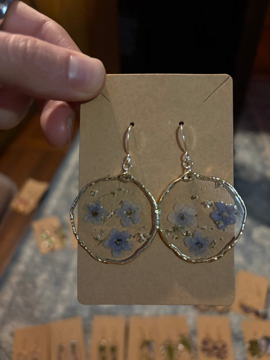 Forget Me Not Large Earrings